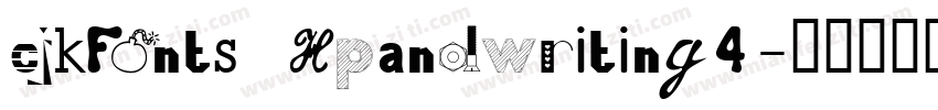 cjkFonts Hpandwriting4字体转换